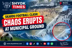 Skardu football tournament clash at Municipal Ground