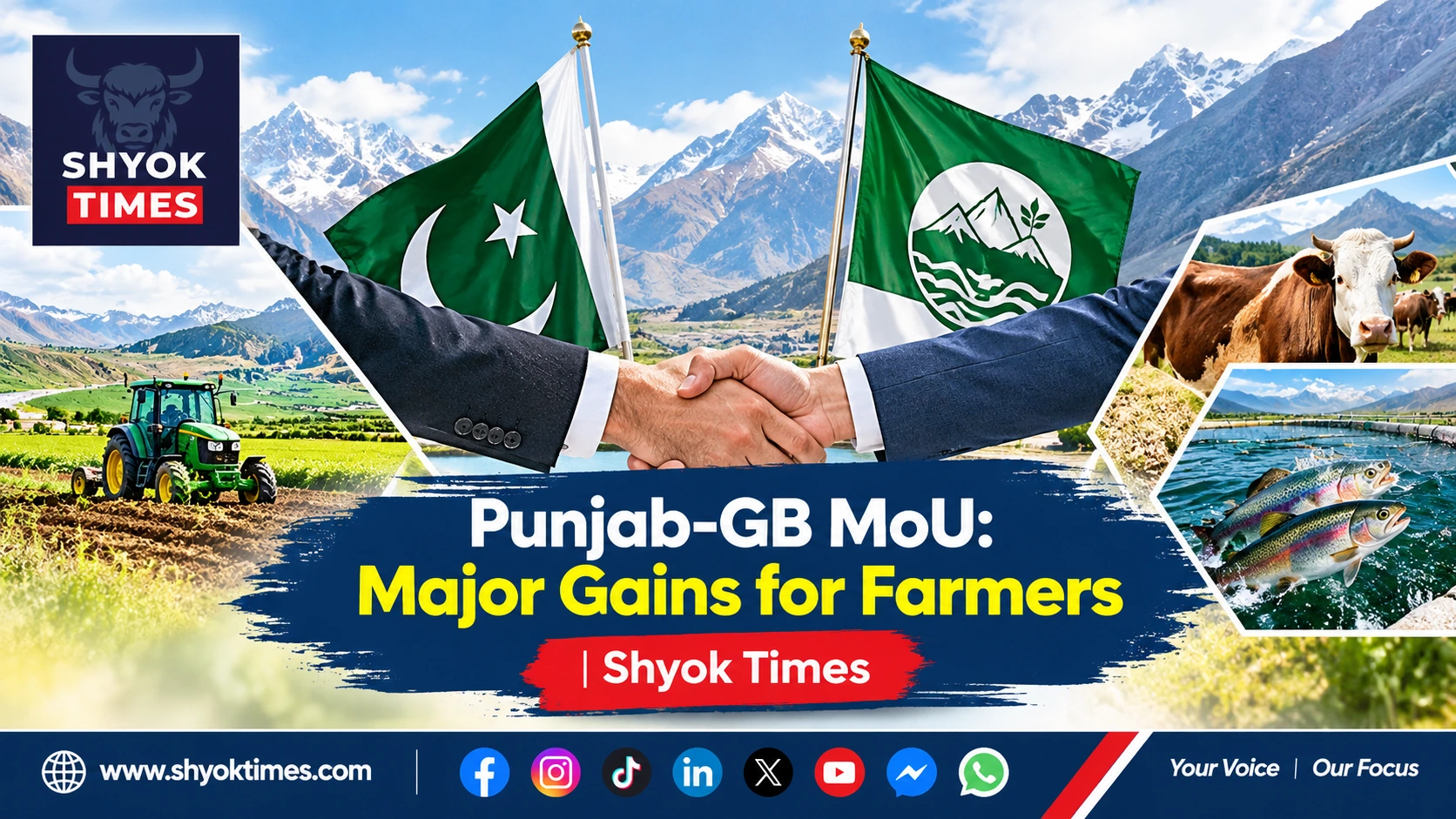 Punjab-GB MoU on agriculture, livestock and fisheries cooperation
