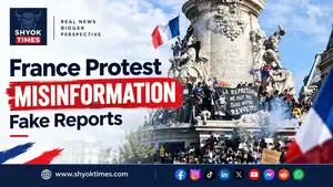 France student protests misinformation: false videos of unrest spread by far-right figures