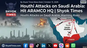 Houthi attacks on Saudi Arabia and reported strike on the Saudi Aramco complex in Dhahran.