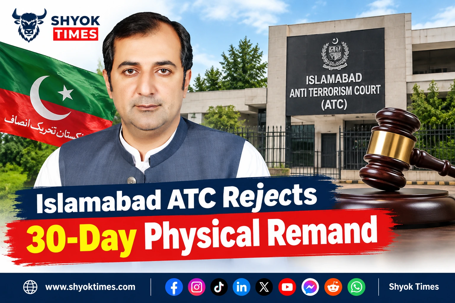 Khalid Khurshid judicial remand after Islamabad ATC rejects police request
