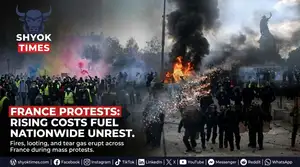 France protests against rising living costs as demonstrators clash with police in Paris