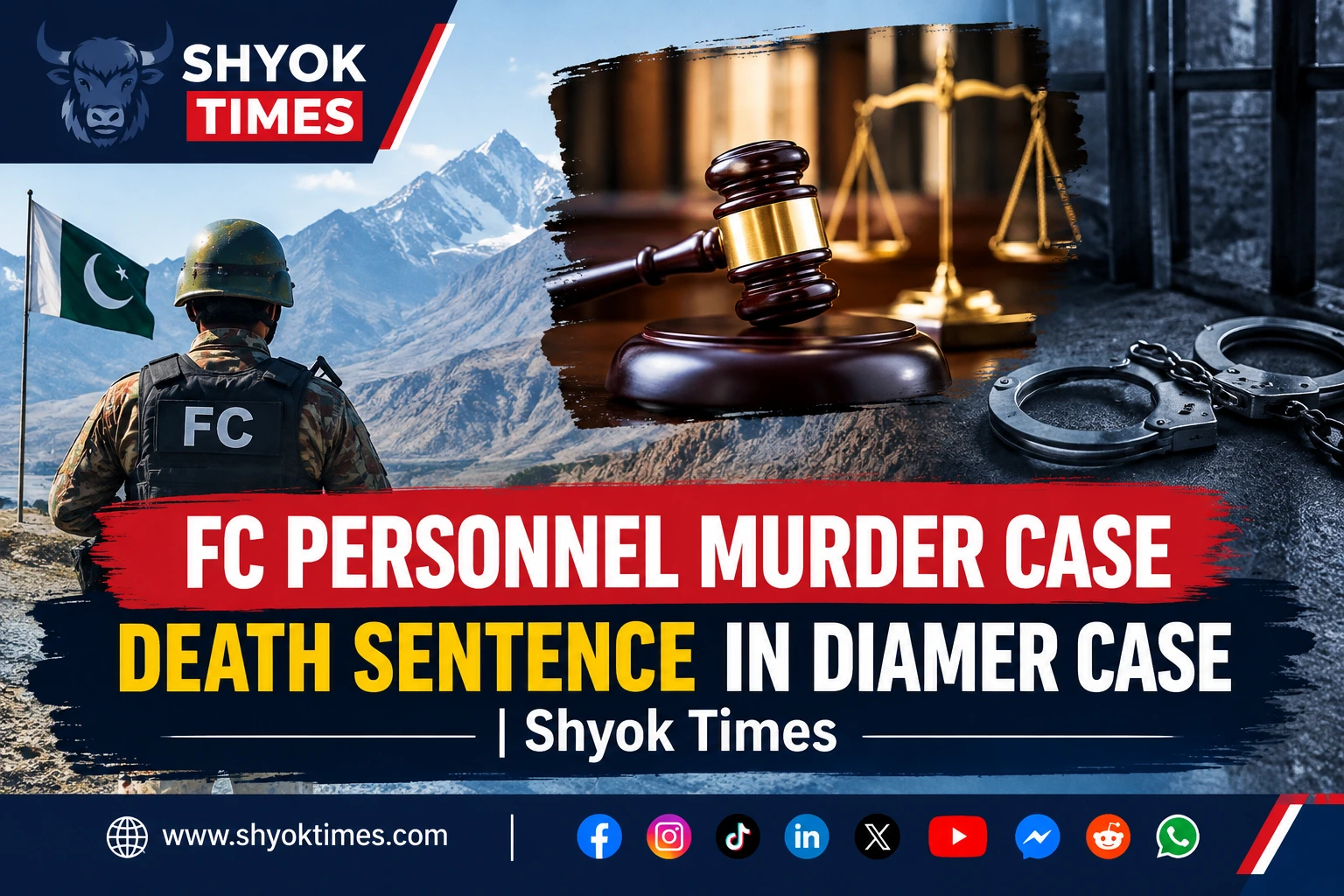 FC personnel murder case in Gilgit-Baltistan as an anti-terrorism court sentences Usman Shafi to death and Gulzar to life imprisonment.