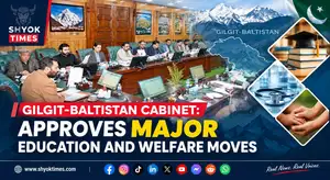 Gilgit-Baltistan Chief Minister Amjad Hussain chairs the Cabinet meeting approving compensation, education funding and policy reforms in 2026