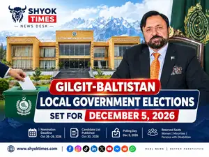 Gilgit-Baltistan local government elections scheduled for December 5, 2026, in Gilgit, Skardu and Chilas