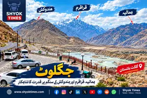 جگلوٹ گلگت بلتستان میں ہمالیہ، قراقرم اور ہندوکش کے سنگم کا قدرتی منظر