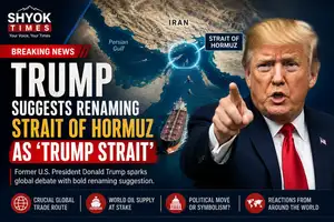 Trump Strait Proposal map of Strait of Hormuz