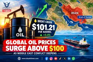 Global Oil Prices surge above $100 amid Middle East conflict