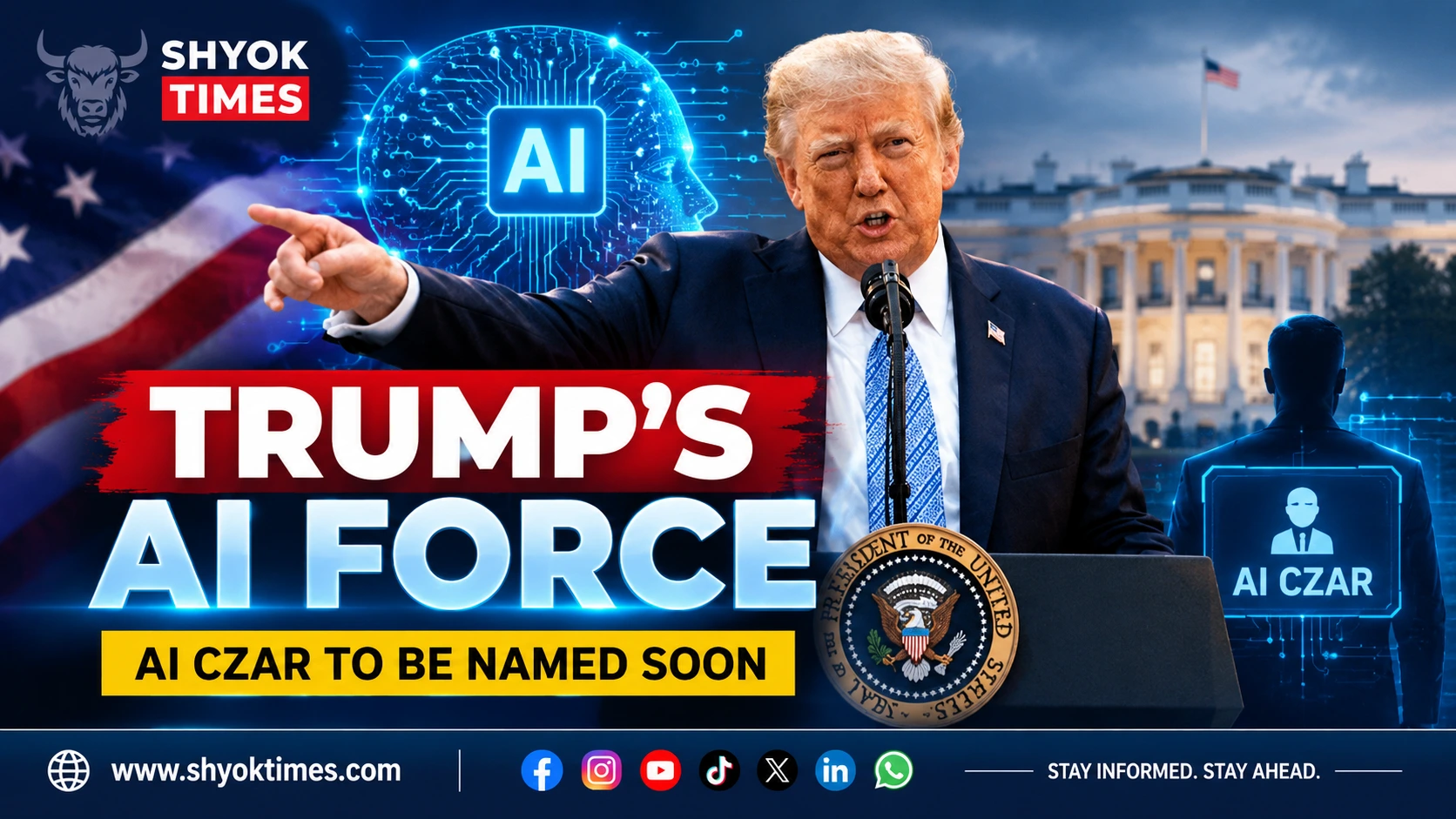 Trump AI Force and AI czar announcement