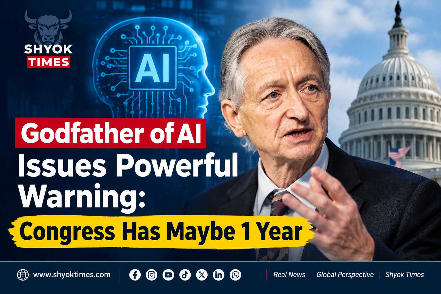 Godfather of AI Geoffrey Hinton warns Congress about AI regulation