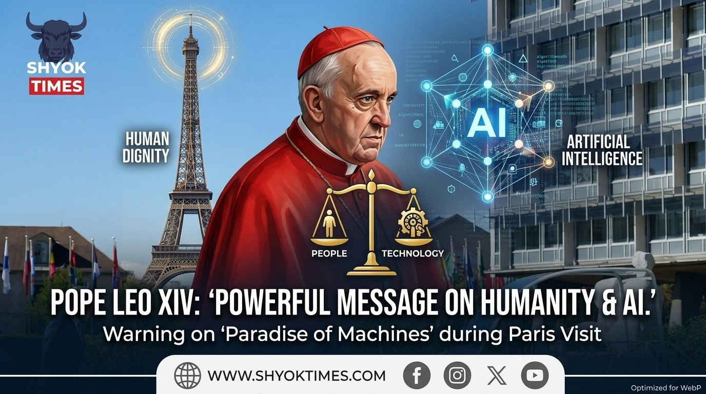 Pope Leo XIV AI warning at UNESCO in Paris