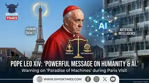 Pope Leo XIV AI warning at UNESCO in Paris
