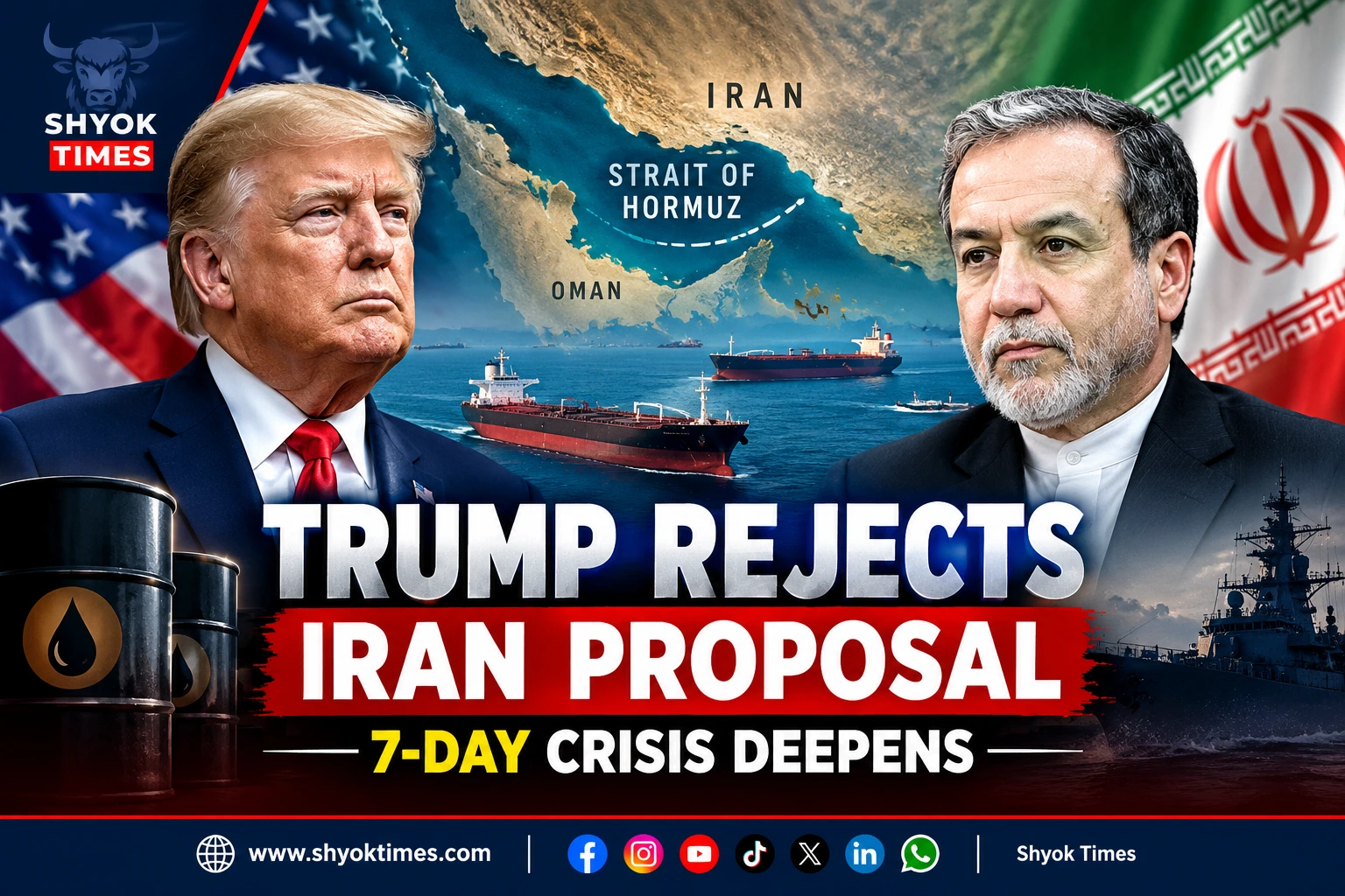 Trump rejects Iran proposal to reopen Strait of Hormuz