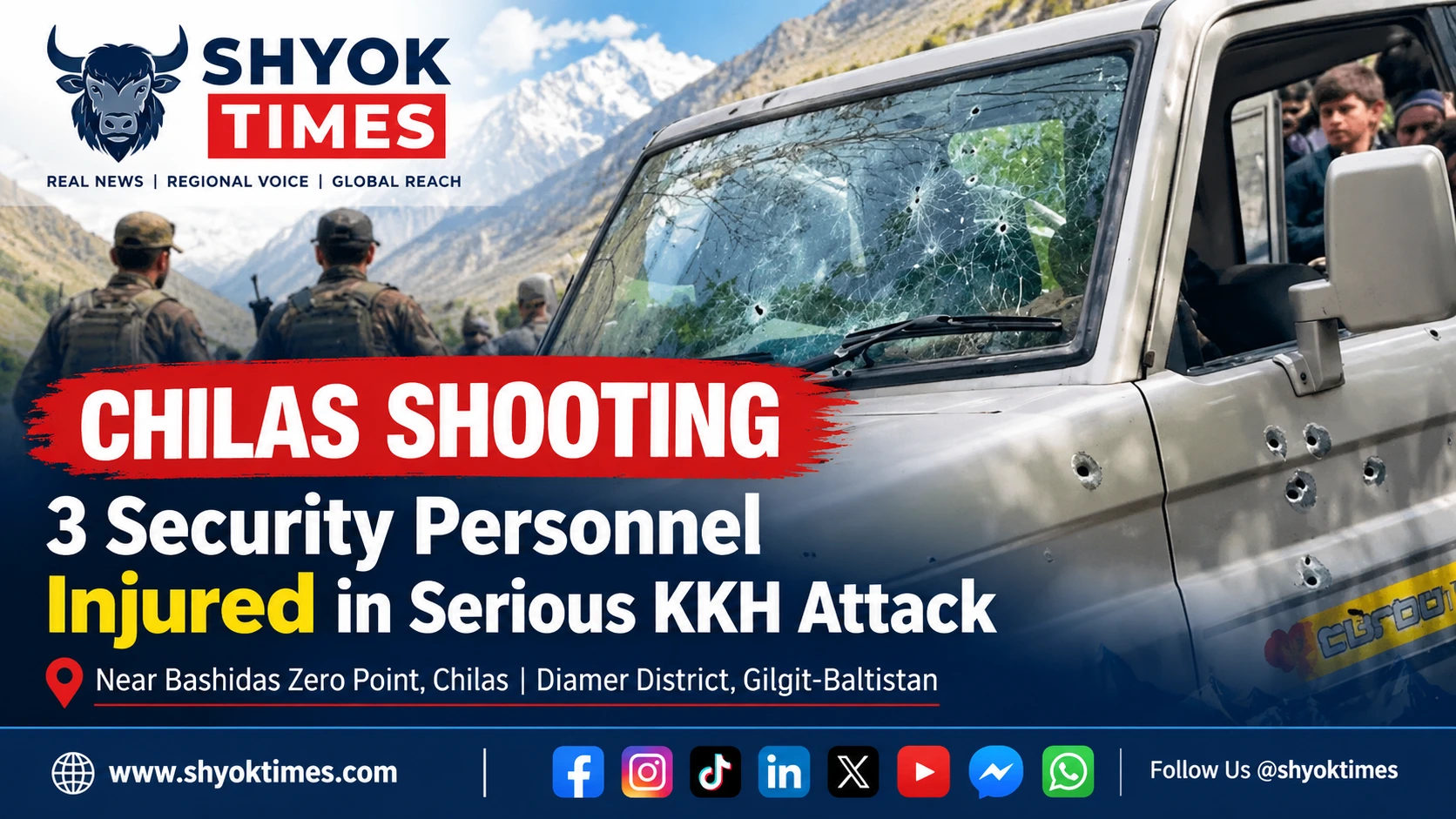 Chilas shooting near Bashidas Zero Point