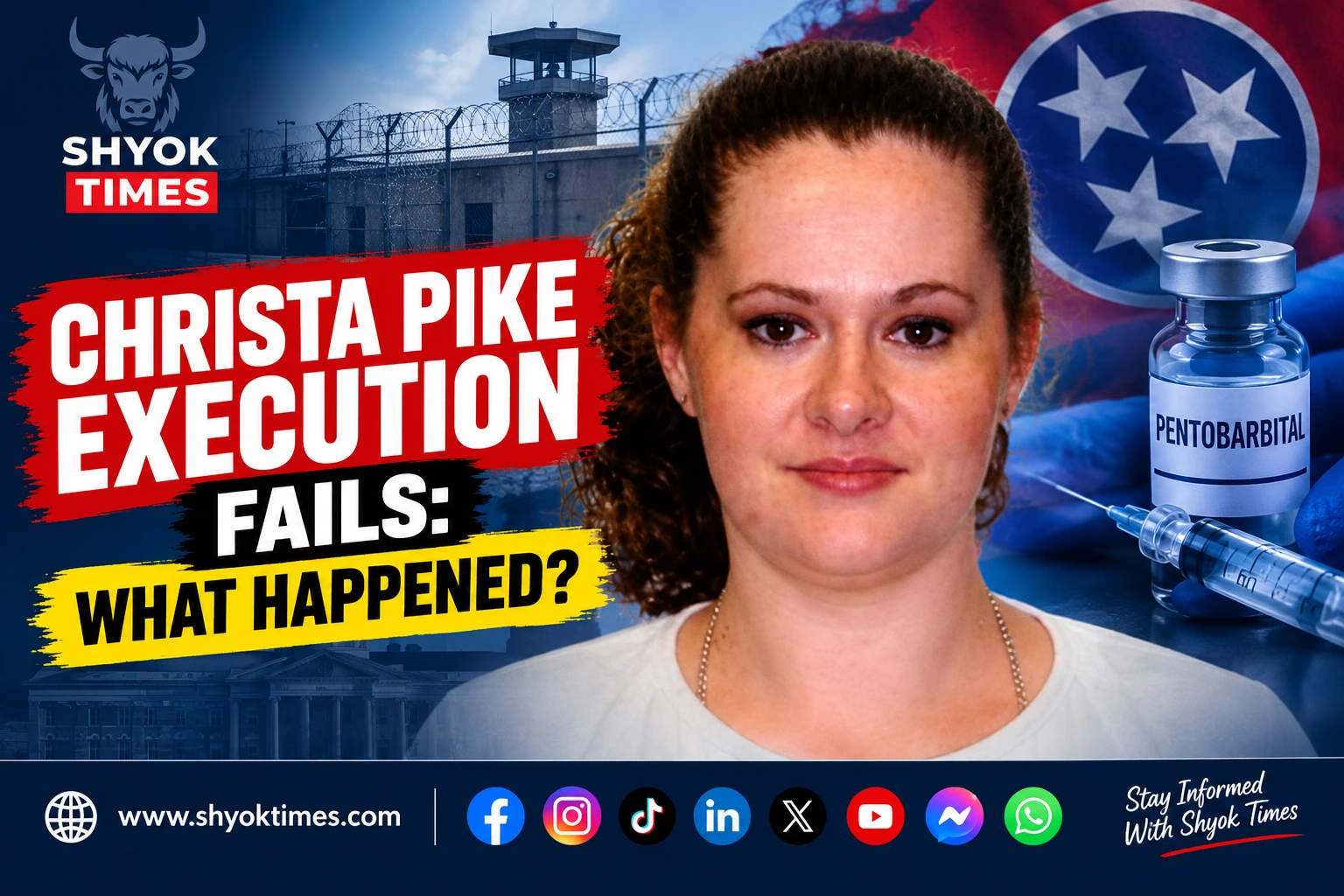 Christa Pike execution in Tennessee after failed lethal injection attempt